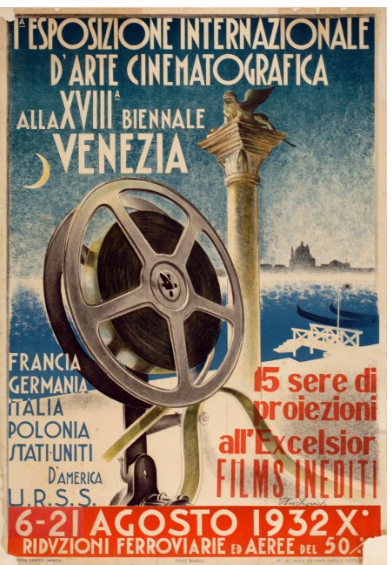 Poster for the first Venice festival 1932